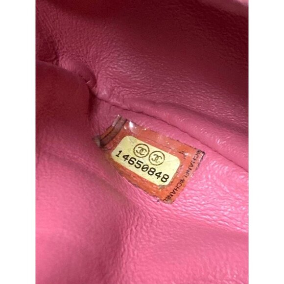 RARE Authentic CHANEL Lambskin Quilted Precious Jewel Mini Flap Bag Pink - Picture 16 of 16